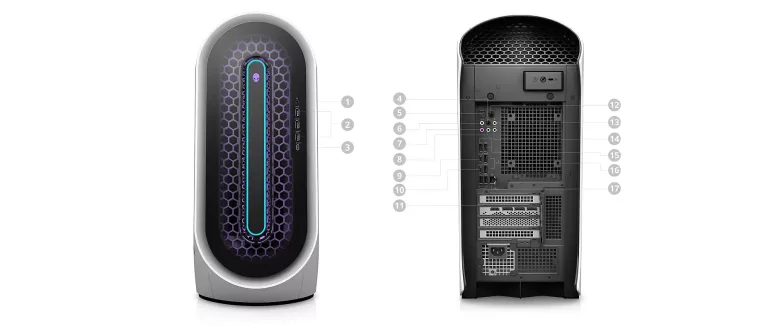 Alienware Aurora 2019 Port & Connectivity