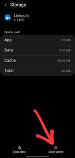 Clear the Cache on Android