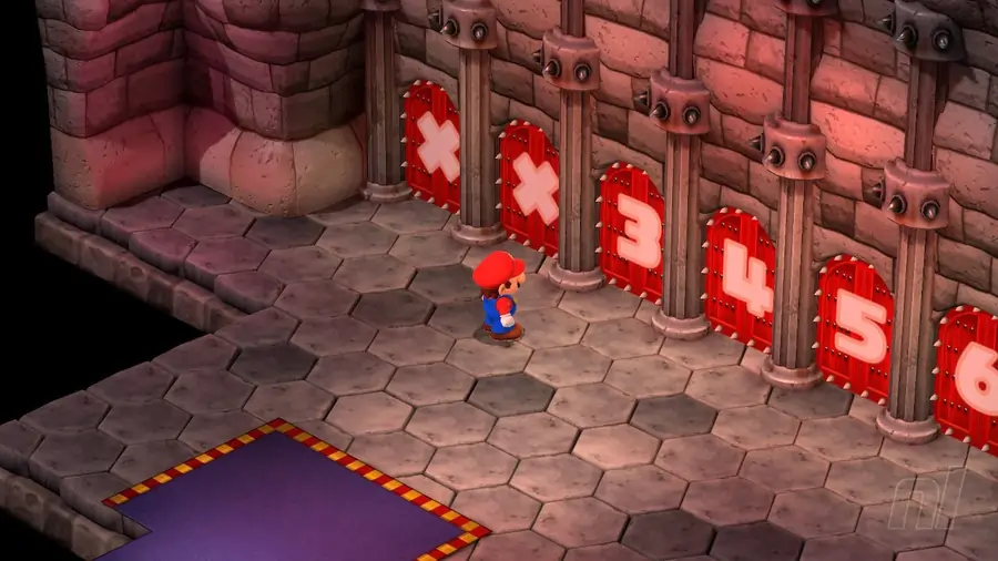 Super Mario RPG Bowsers Keep Doors Challenge