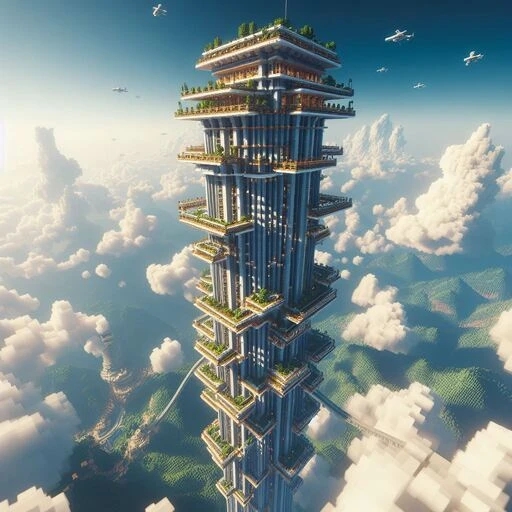 Sky-High Tower Minecraft